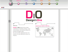 Tablet Screenshot of designinone.com